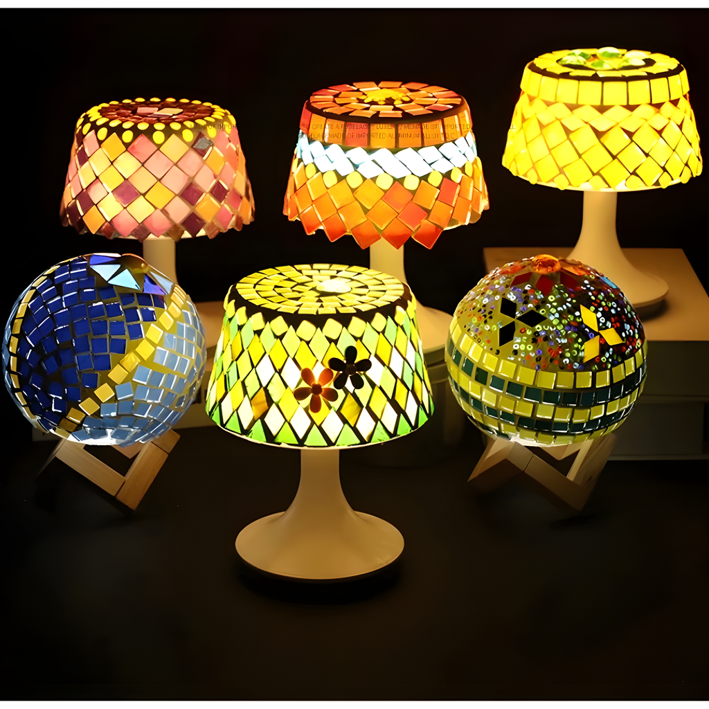 Mosaic Table Lamp Craft Kit