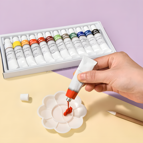 12-Color Ceramic Paint Set
