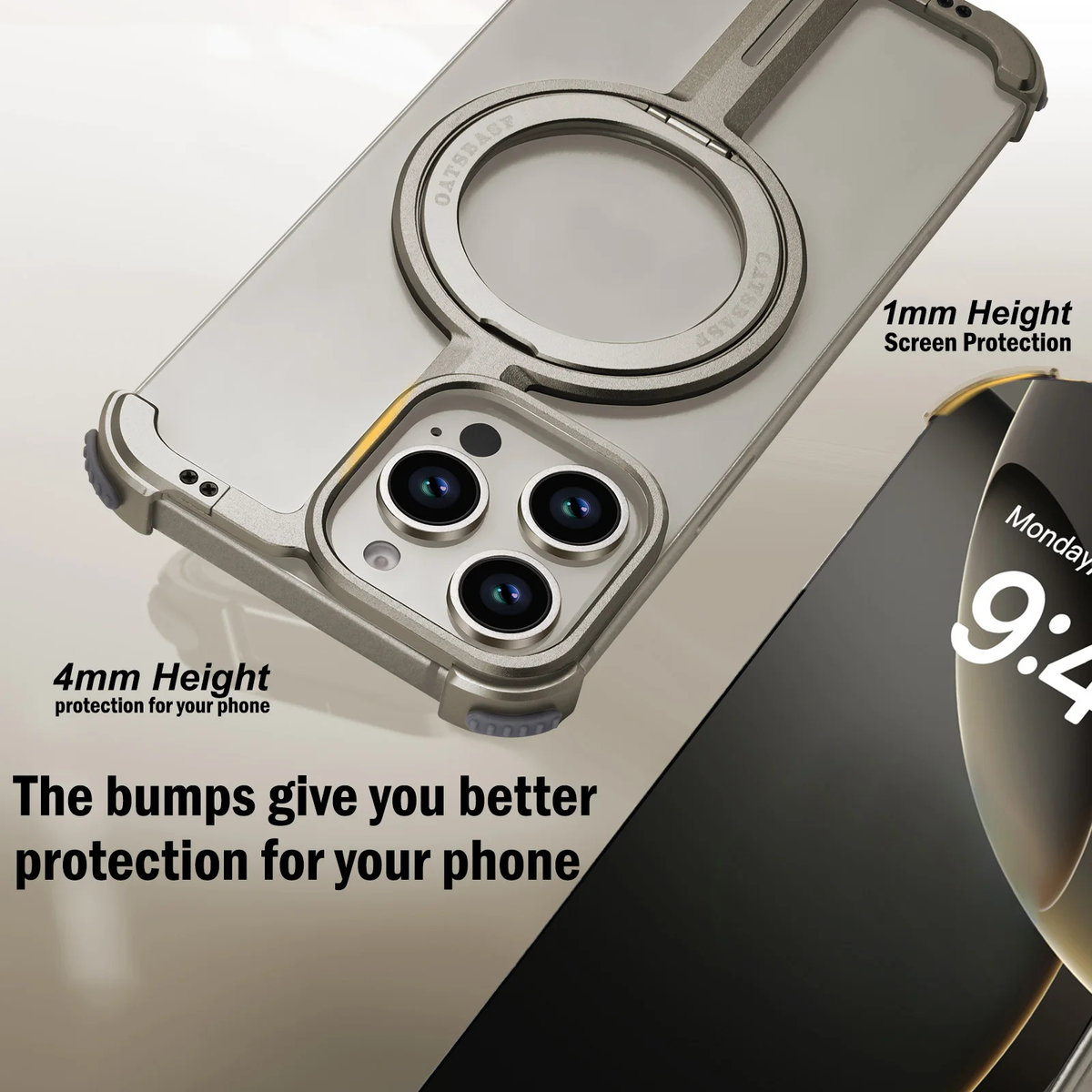 Metal Rotating Phone Case
