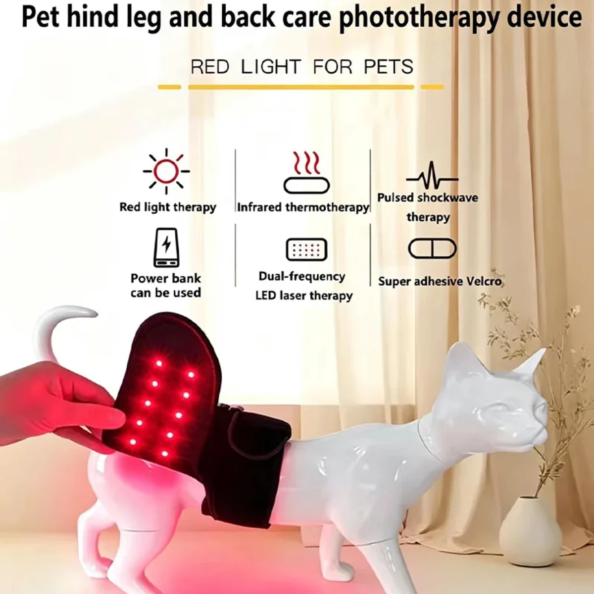 Wearable Red Light Therapy for Pets