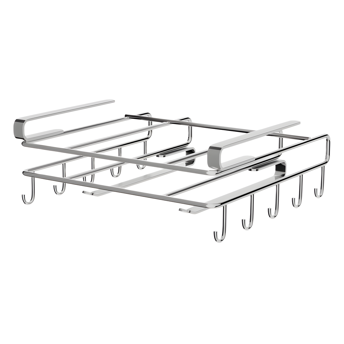 No-Drill Under-Cabinet Storage Rack