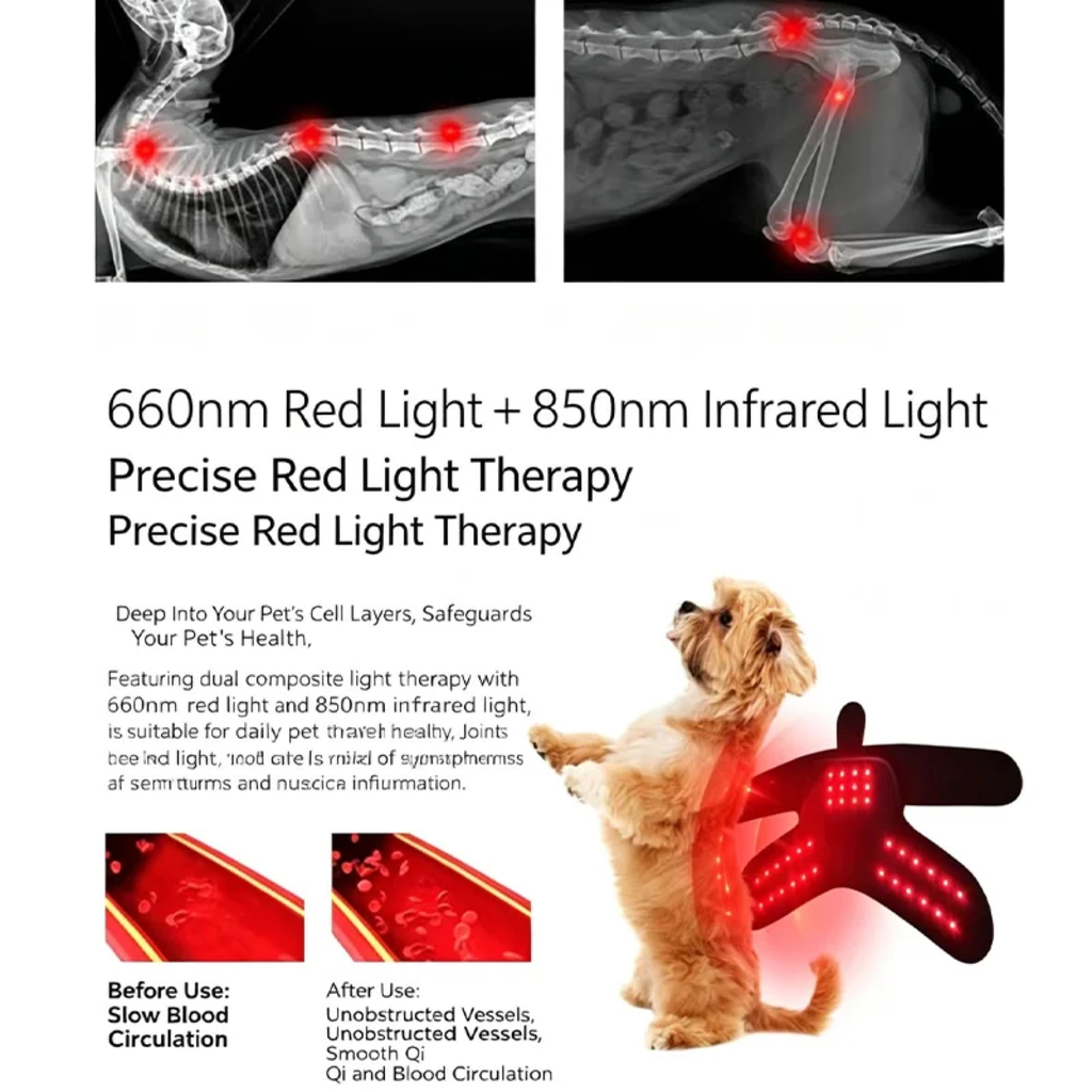 Wearable Red Light Therapy for Pets
