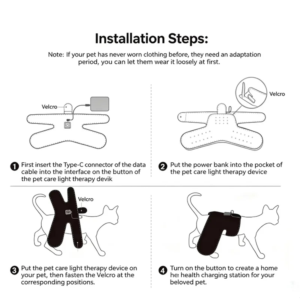 Wearable Red Light Therapy for Pets