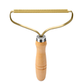 Wooden-Handle Lint Scraper