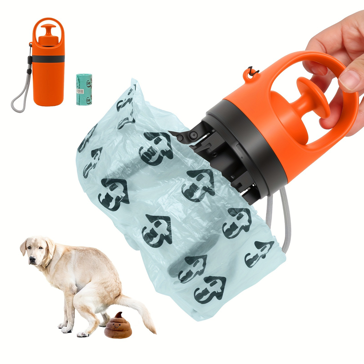 Portable Dog Poop Scooper
