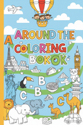 Around The World Coloring Book cover